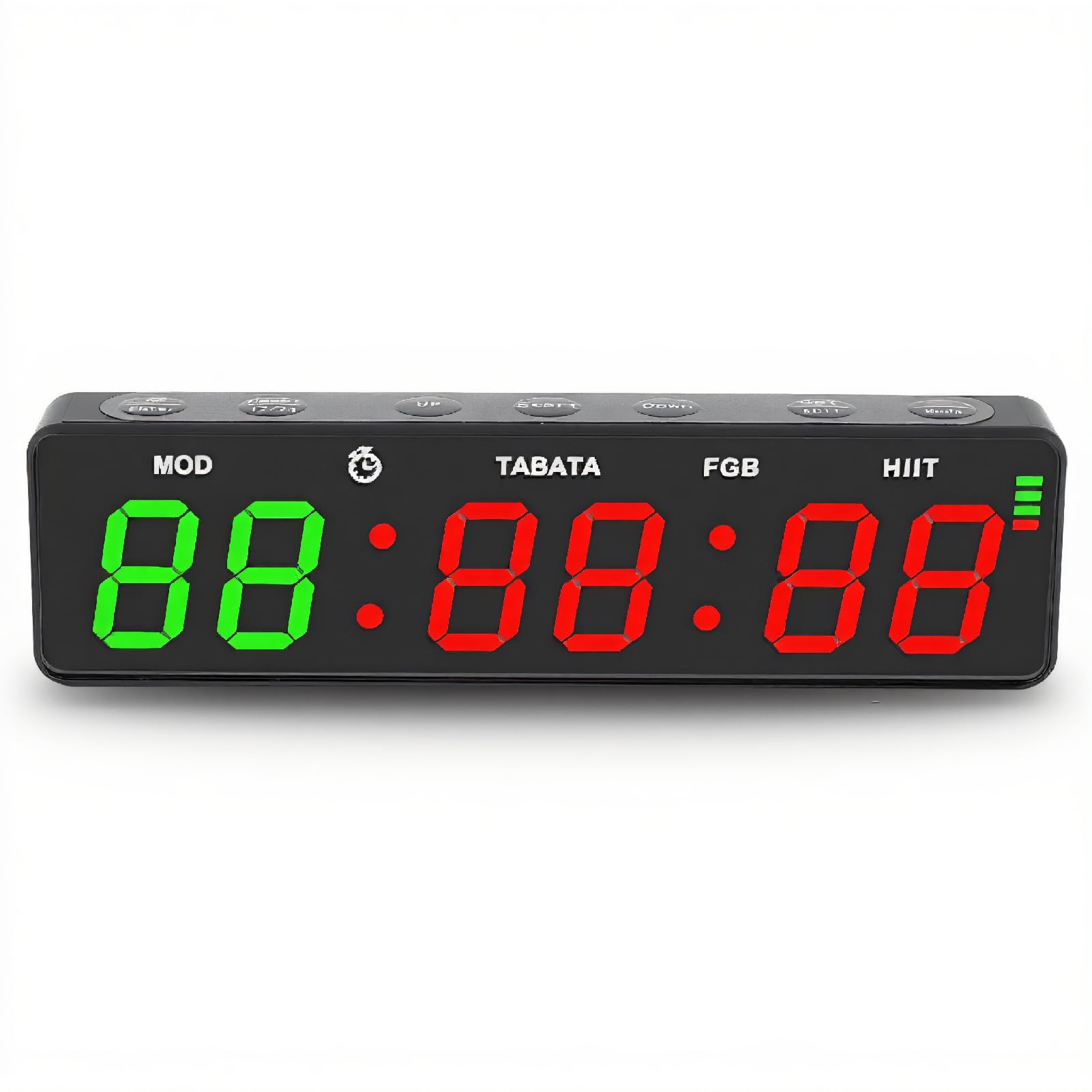 Minuteur de gym portable aimanté avec batterie rechargeable pour sport à la maison