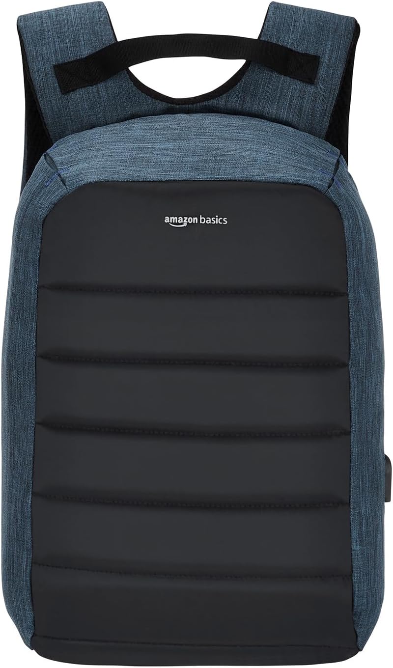 Amazon Basics AntiTheft 23 L Laptop Bag with USB Charging Port 15.6