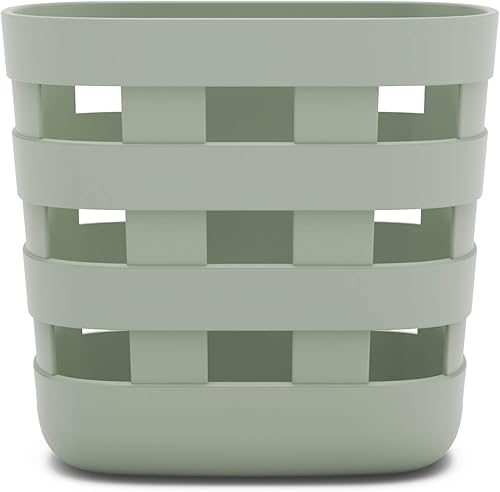 Miniatura 1 de Lalo Contenedor de almacenamiento para la hora del baño mantén los artículos organizados y secos con plástico no tóxico, fácil de limpiar, cubo de