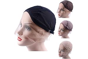 YANTAISIYU Lace Front Wig Cap for Making Wigs with Adjustable Strap, Glueless...