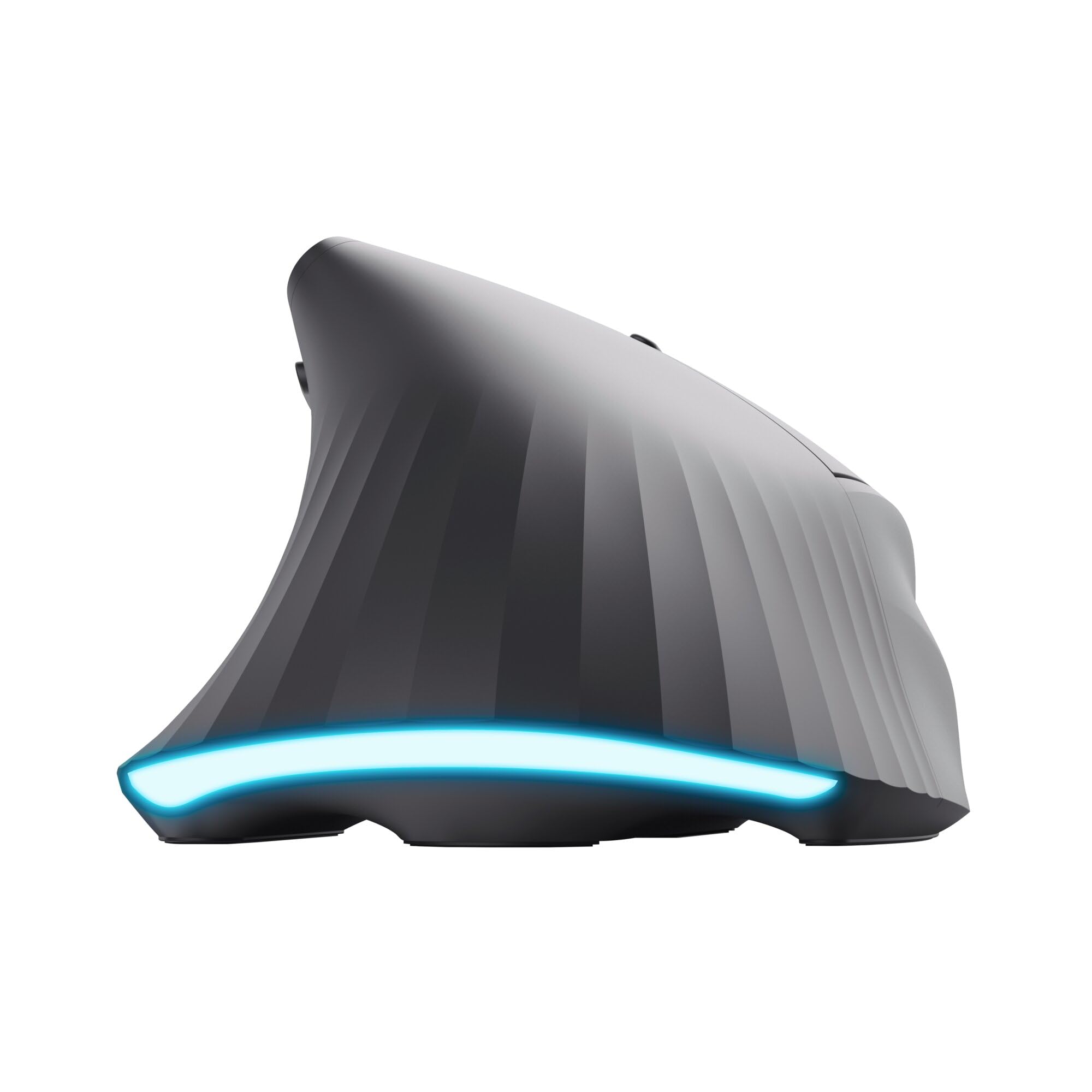 GXTrust 145 Rexxa Mouse Verticale Ergonomico con Illuminazione RGB 12800 DPI, Mouse da Gaming con Filo USB, 10 Pulsanti Programmabli, Software Avanzato, per PC, Laptop, Mac, Windows - Nero