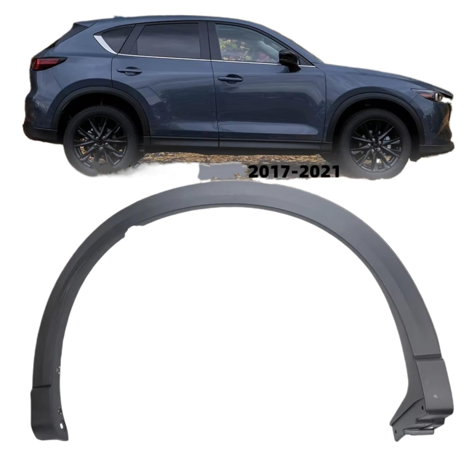 Evita salpicaduras con el guardabarros para Mazda CX-5 2017-2021 derecho inferior 3