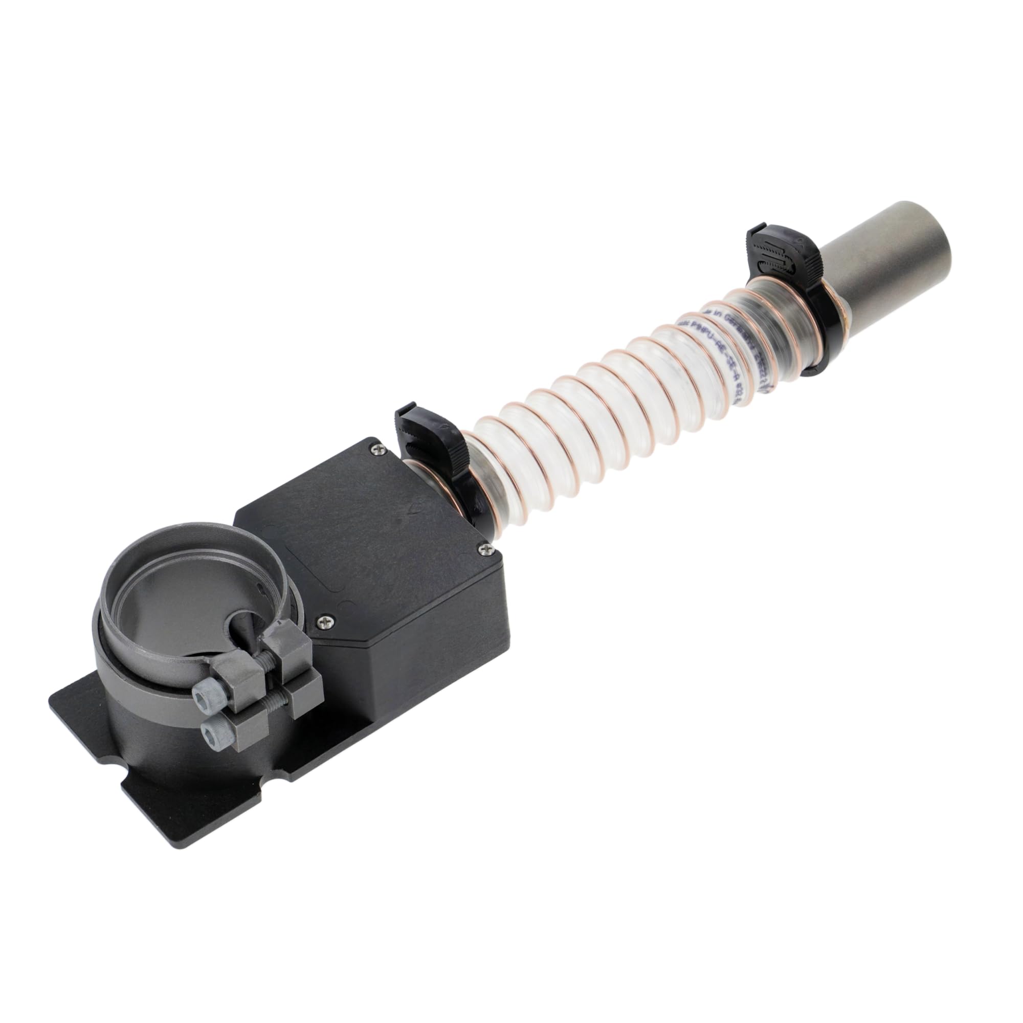 PRODIAMANT Odsysanie do frezarki do fug z twardego metalu 6-12 mm, pasuje do szlifierek kątowych z gwintem M14, renowacja fug i zaprawy, tworzywo sztuczne, adaptacyjne prowadnice