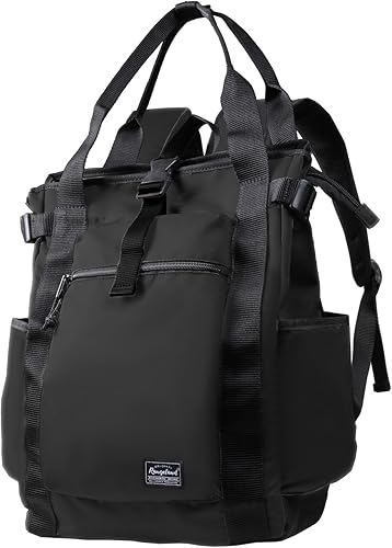 Miniatura 1 de Mochila unisex para laptop, convertible, ligera, duradera, elegante, para todos los días, con bolsillo para botella de agua, viaje de trabajo, color