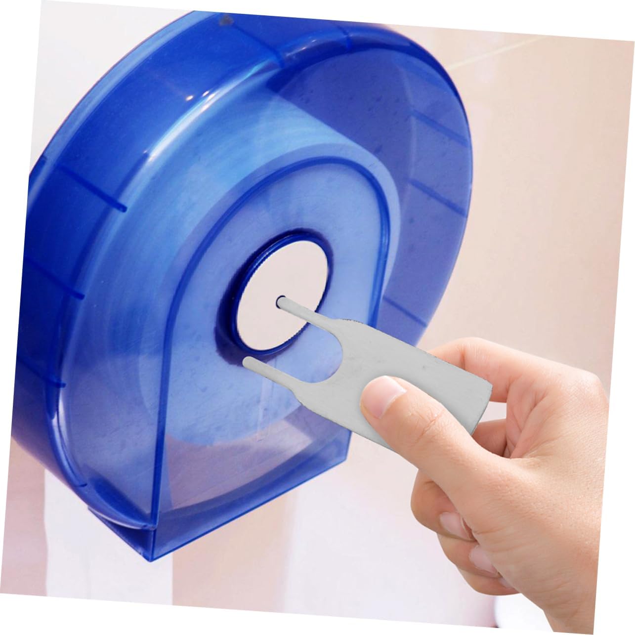 Alipis 2pcs Toilet Paper Dispenser Key Replacement Iron Paper Towel Dispenser Keys for Commercial Home Use to Bathroom and Kitchen Supplies