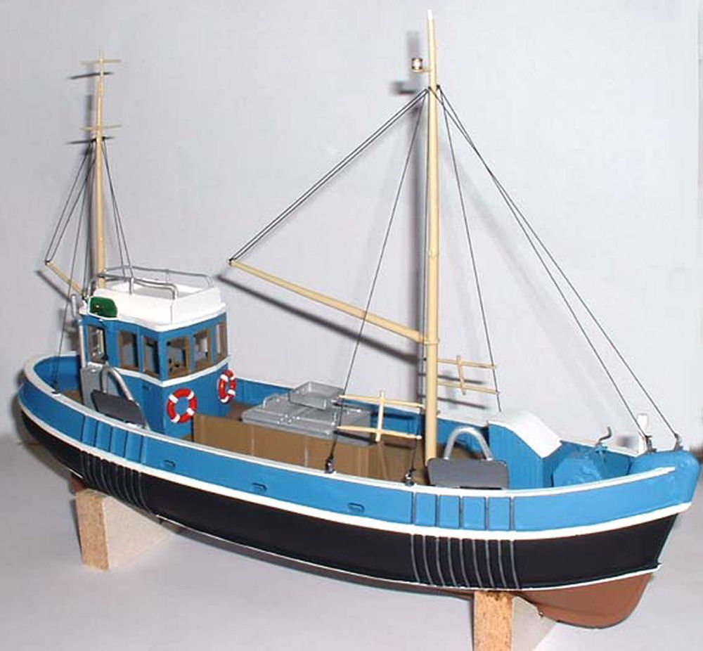 Langley Models45ft Fishing Trawler Boat / Ship O Scale UNPAINTED kit OM1