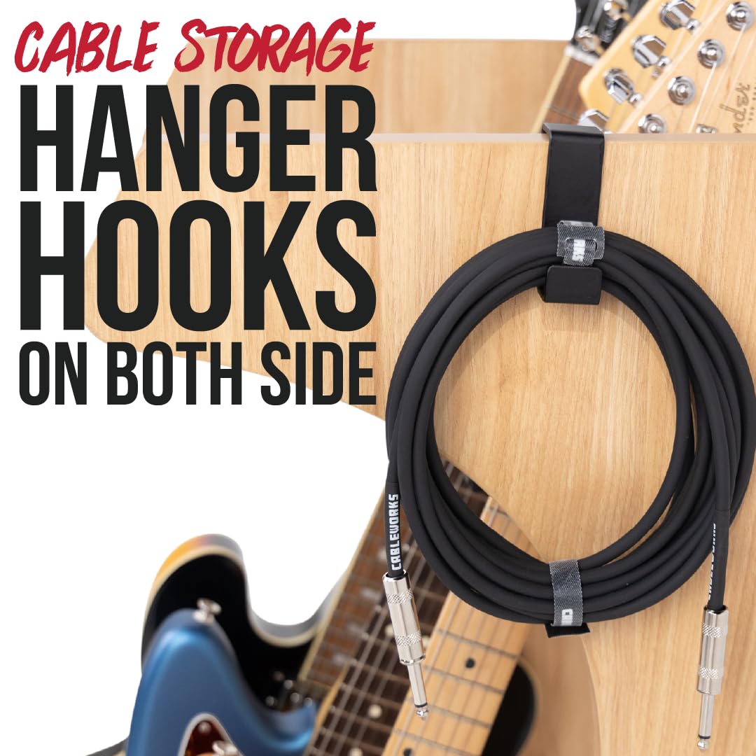 Gator Frameworks Elite Gitarrenständer für 5 elektrische oder akustische Gitarren, Ahorn (GFW-ELITEGTR5RK-MPL)
