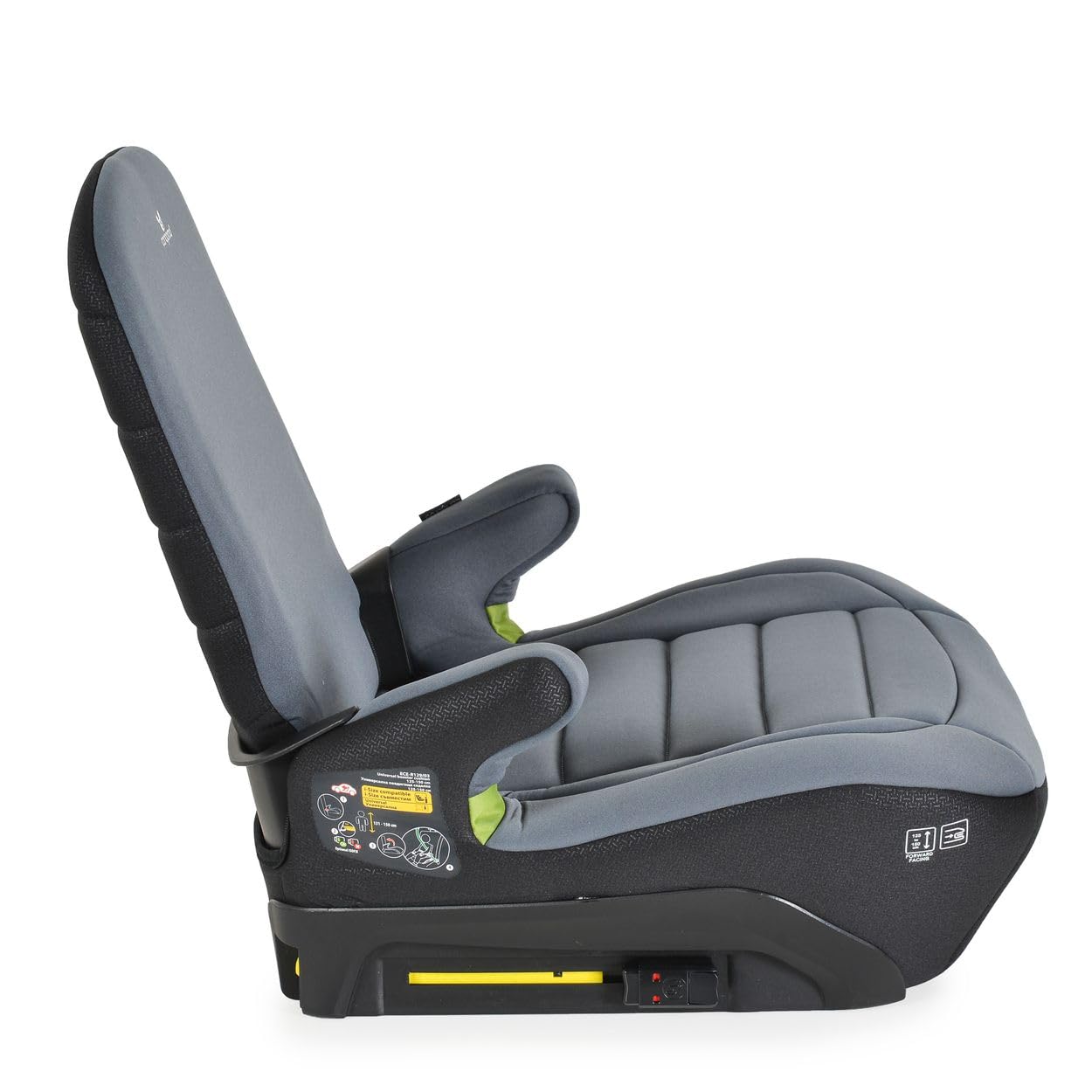 Cangaroo, fotelik dziecięcy Galaxy i-Size (125-150 cm) grupa 3, Isofix, oparcie, kolor: ciemnoszary