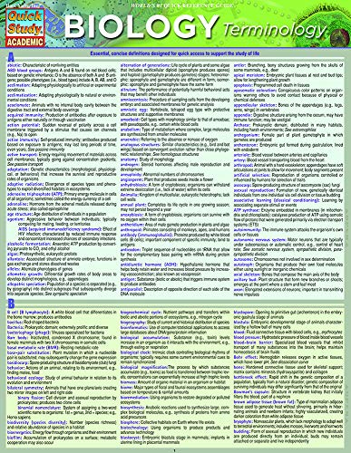 Biology Terminology (Quick Study Academic) #TOP2