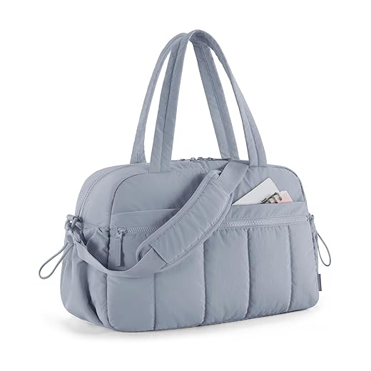 BAGSMART Gym Bag for Women, Duffle Bag for Travel with Wet Pocket, Lightweight Carry on Weekender Duffel, Water Resistant