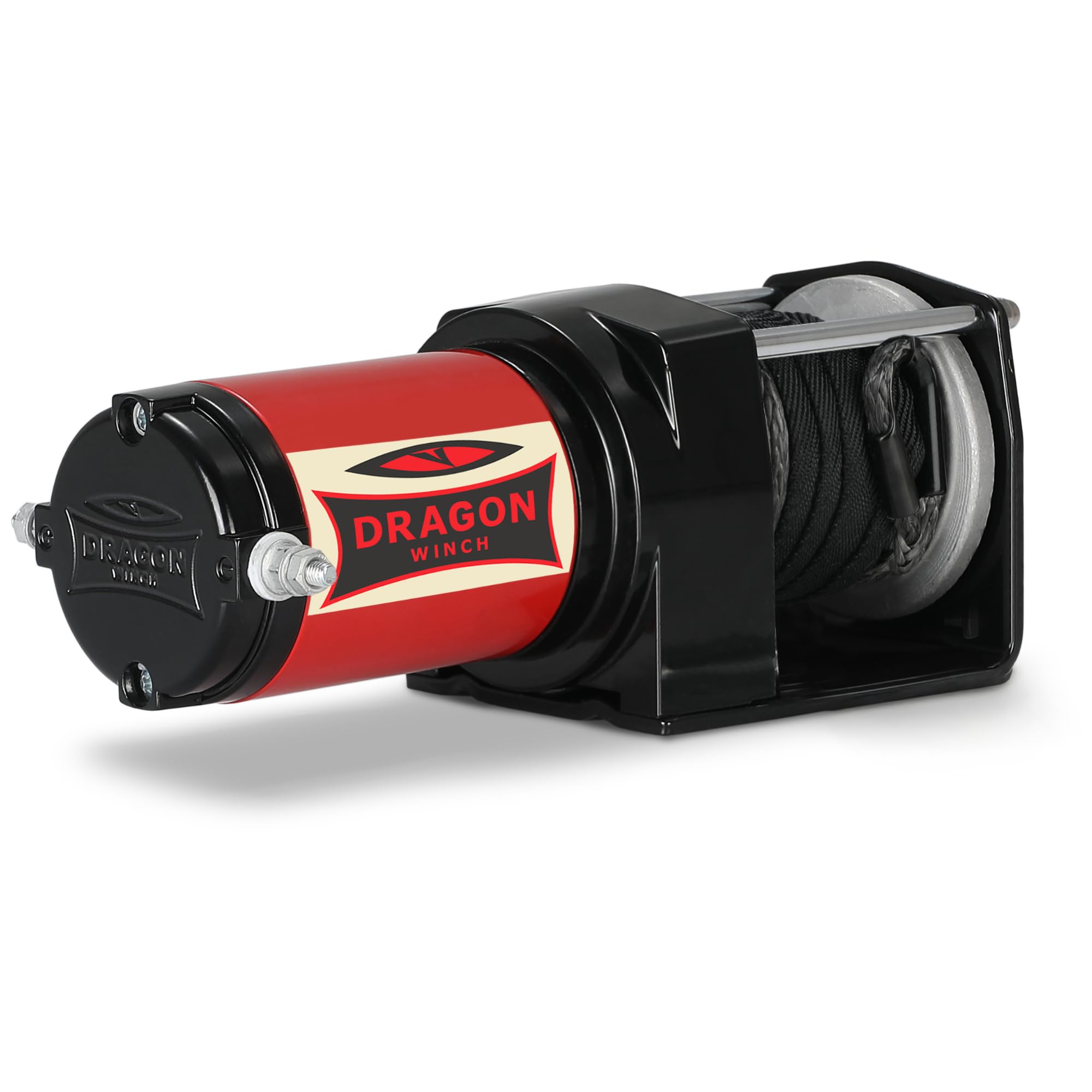Cabrestante Eléctrico 12V 3000 lbs / 1360 kg – DRAGON WINCH Serie Maverick – Malacate Eléctrico potente 1.4 CV, Cuerda Sintética 10m para Quad, ATV, UTV, Arados – Mando a Distancia Inalámbrico