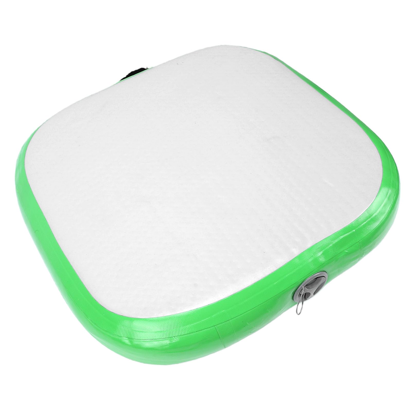 Generic Tappetino Gonfiabile Cuscino da Meditazione Portatile a Gonfiaggio Rapido per Palestra Casa Spiaggia 66x66 Cm Materiale PVC