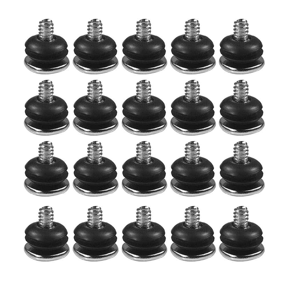 Navna Silver/Metallic 20Pcs Computer For Case Shockproof Screws + Shock Absorption Rubber Gaskets For 3.5-Inch Hdd Hard Disk Damping Screw Set Screw Driver Hex Bits Hand Tool Screw Driversets Screw Driversets Set Screw All