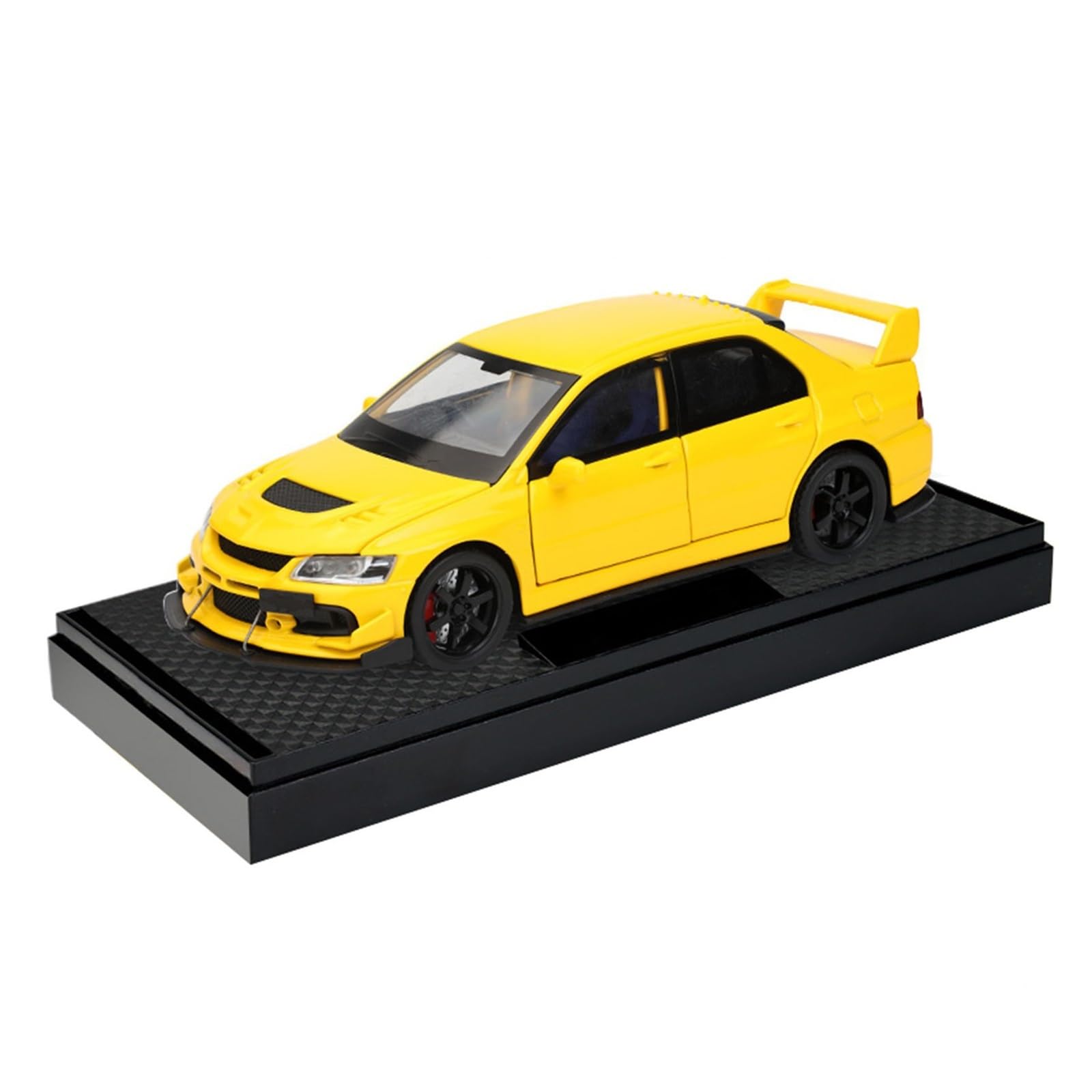 UIFCOG Die Cast Collectible Car Model 1:32 For Mitsubishi For EVO Alloy Metal Diecast Car Model Display Ornaments(Yellow)