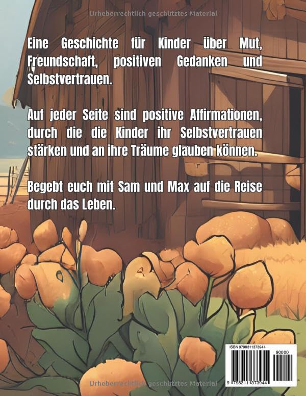 Der mutige Welpe Sam: Vom Bauernhof zum Familienglück: Ein Kinderbuch voller Mut, Selbstvertrauen, Optimismus, Freundschaft und positiver Affirmationen für Kinder