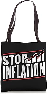 Stop Inflation Price Increase Stagflation Money Printing Tote Bag