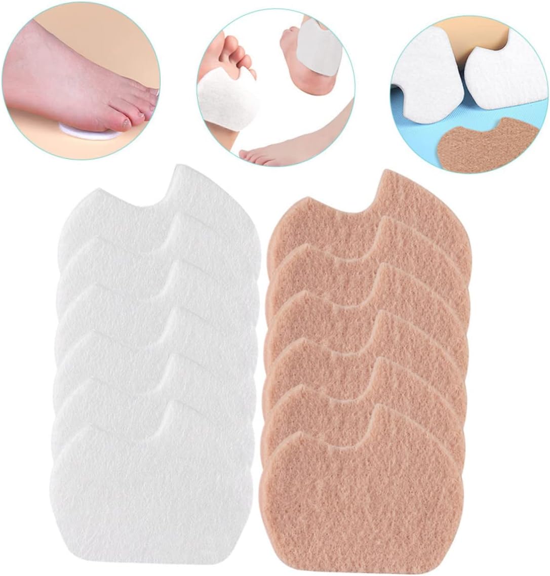 Mobestech 30pairs High Heels Insert Dancer Foot Pads Forefoot Cushion Pads for Comfort Support