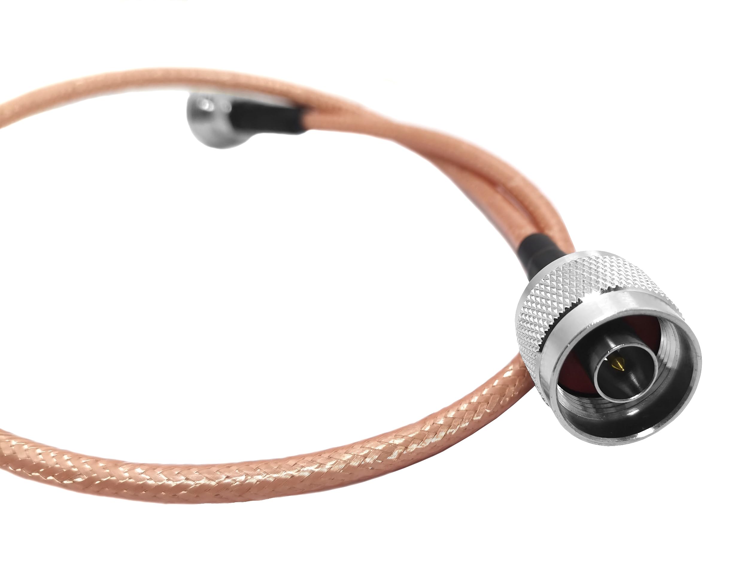 RG142 N Przedłużacz męski na N żeński — kabel koncentryczny o niskich stratach(2ft)
