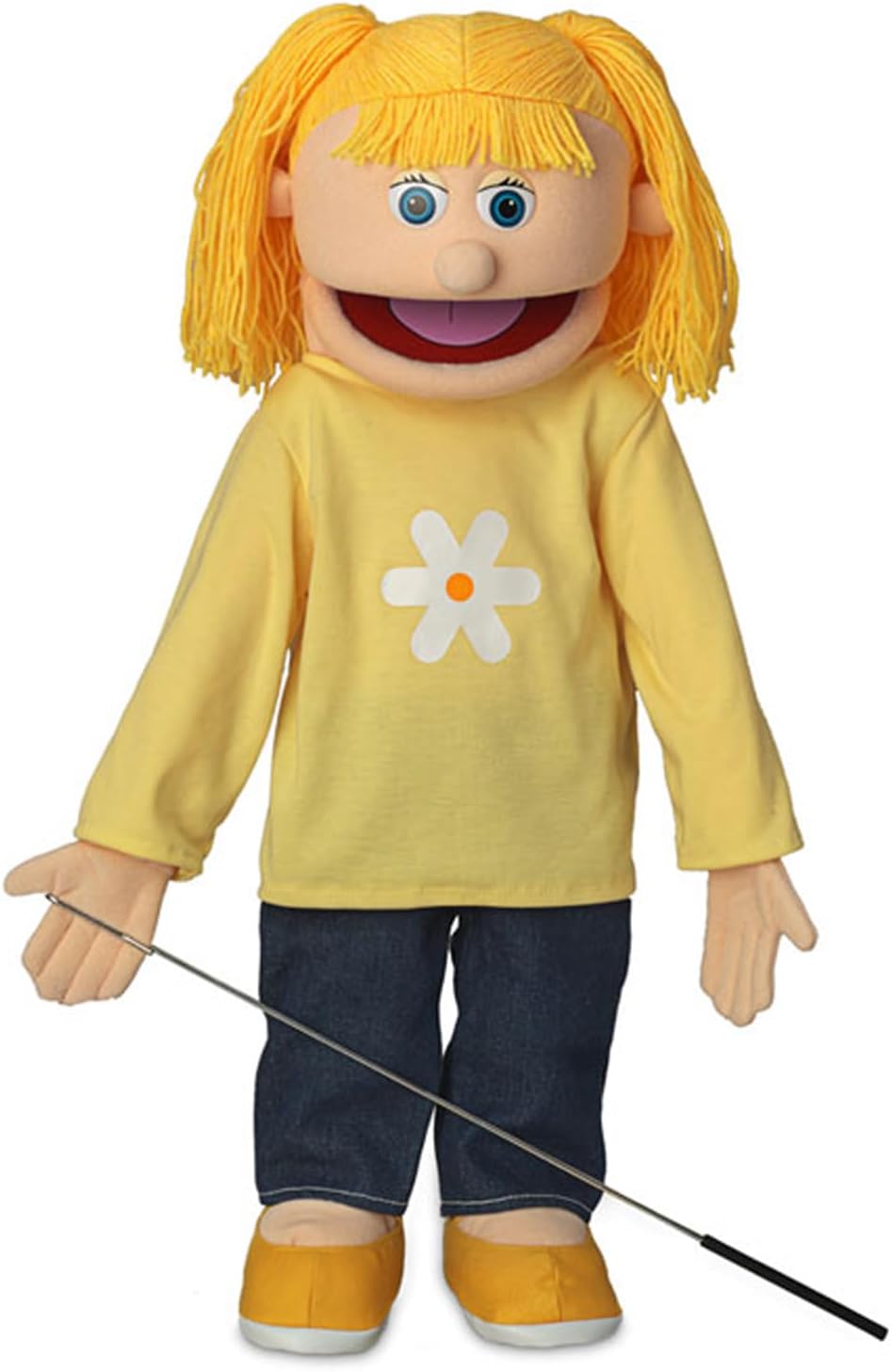Silly Puppets Katie -Ventriloquist Doll Style Puppet (Yellow, 25")