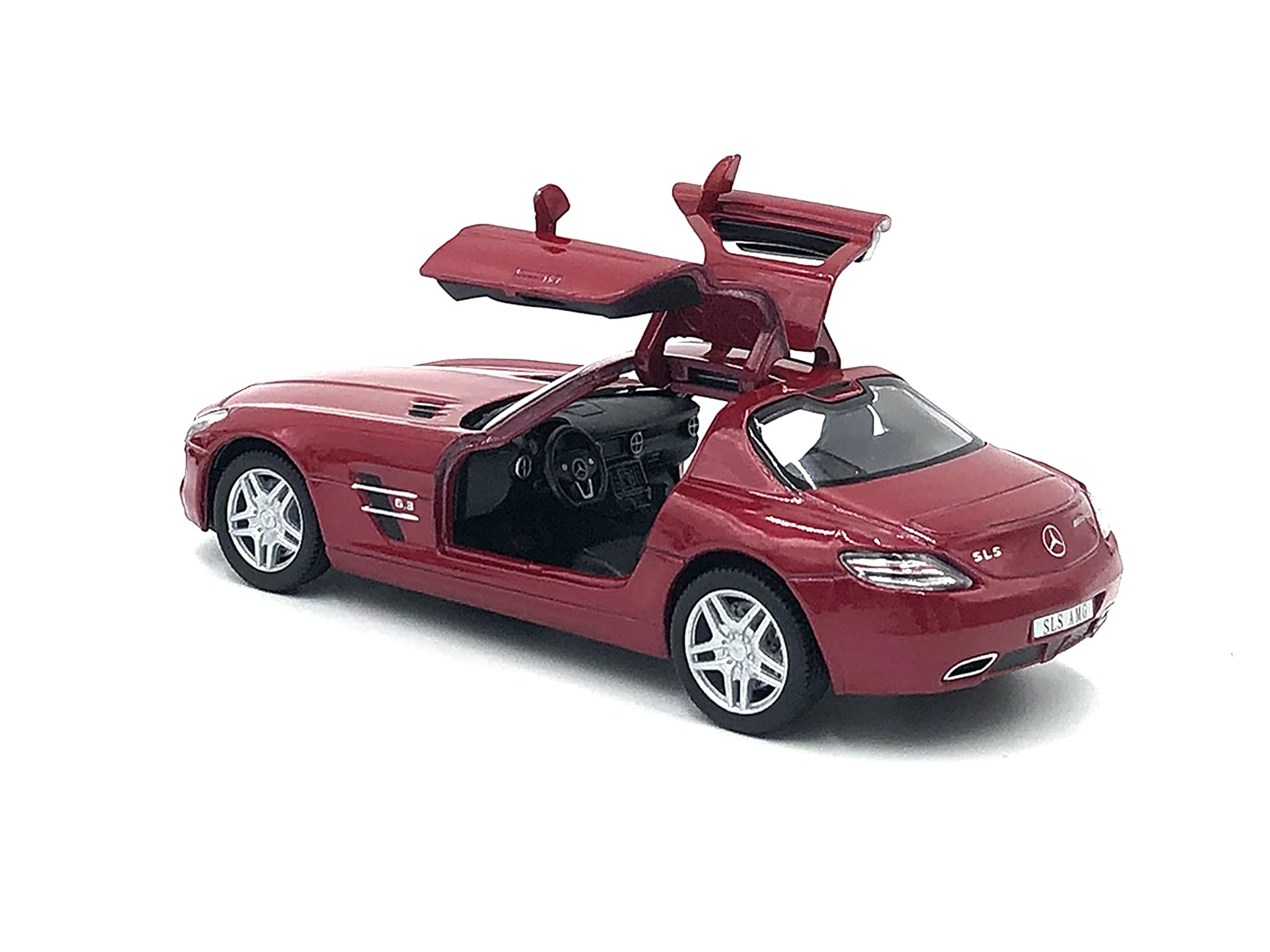 MODELLINO AUTO MERCEDES BENZ 300 SL ROSSA - BURAGO - SCALA 1:18
