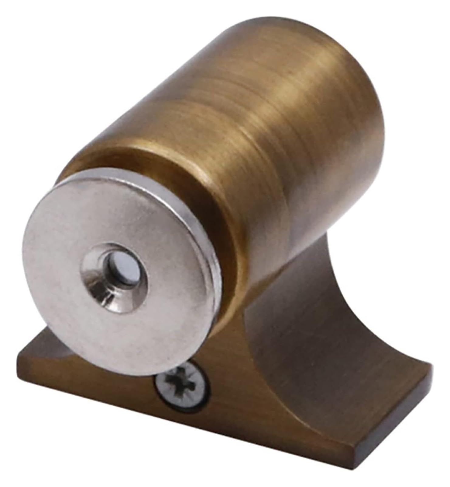 Cvbgnjm Yellow Bronze Door Stop,Stainless Steel Magnetic Stopper - Invisible Floor For Bathroom & Wall Ion(Yellow Bronze)