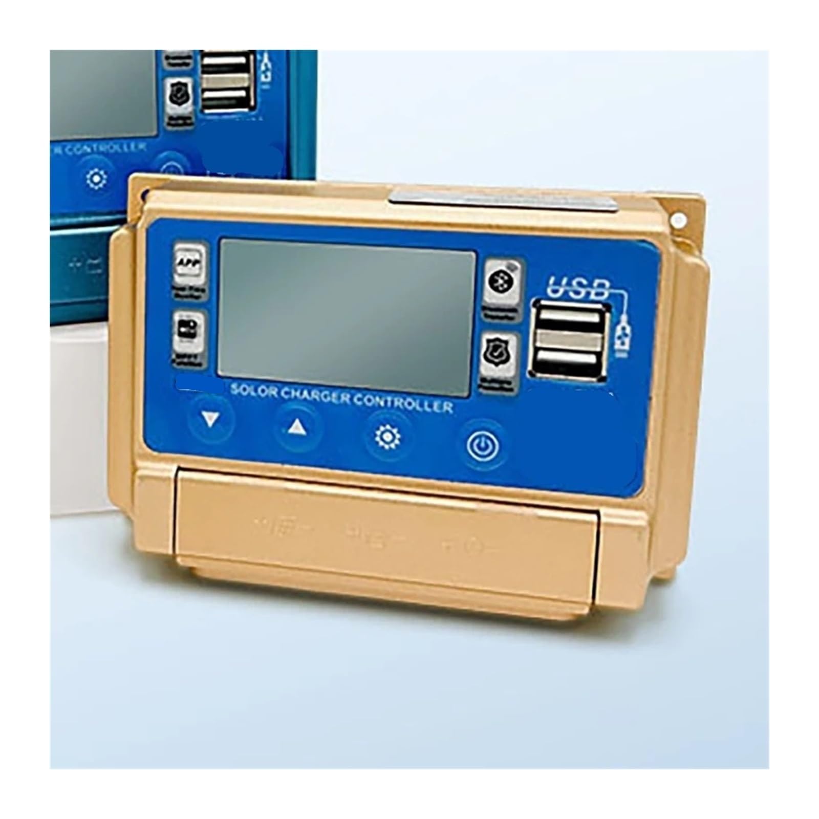 Regolatore di carica solare Bluetooth WIFI con display digitale LCD ad alta definizione da 2 pezzi(40A Bluetooth)