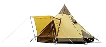 【廃盤品】ogawa ピルツ23 ワンポールテント 12人用 インナーテント付 ogawa（アウトドア） OGAWA×カナディアンイースト PILZ12 BLACK