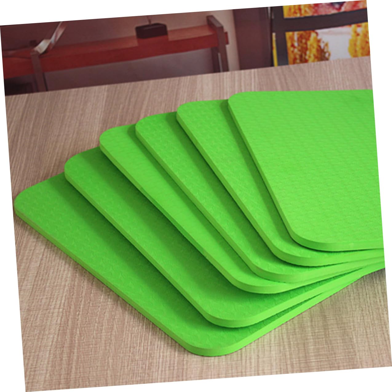 Cojín de Asiento y Rodilleras de Yoga Tpe Almohadilla Gruesa para Arrodillarse Acolchado Antideslizante para Pilates Gimnasia y Actividades al Aire Color