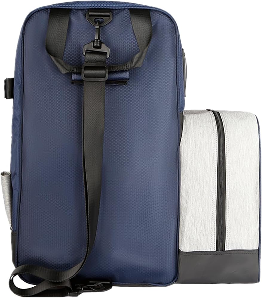 UNISTRENGH Professional Equestrian Bag Oxford Horse Riding Boots Carry Bag Waterproof Shoulder Pack Attached Helmet Compartment