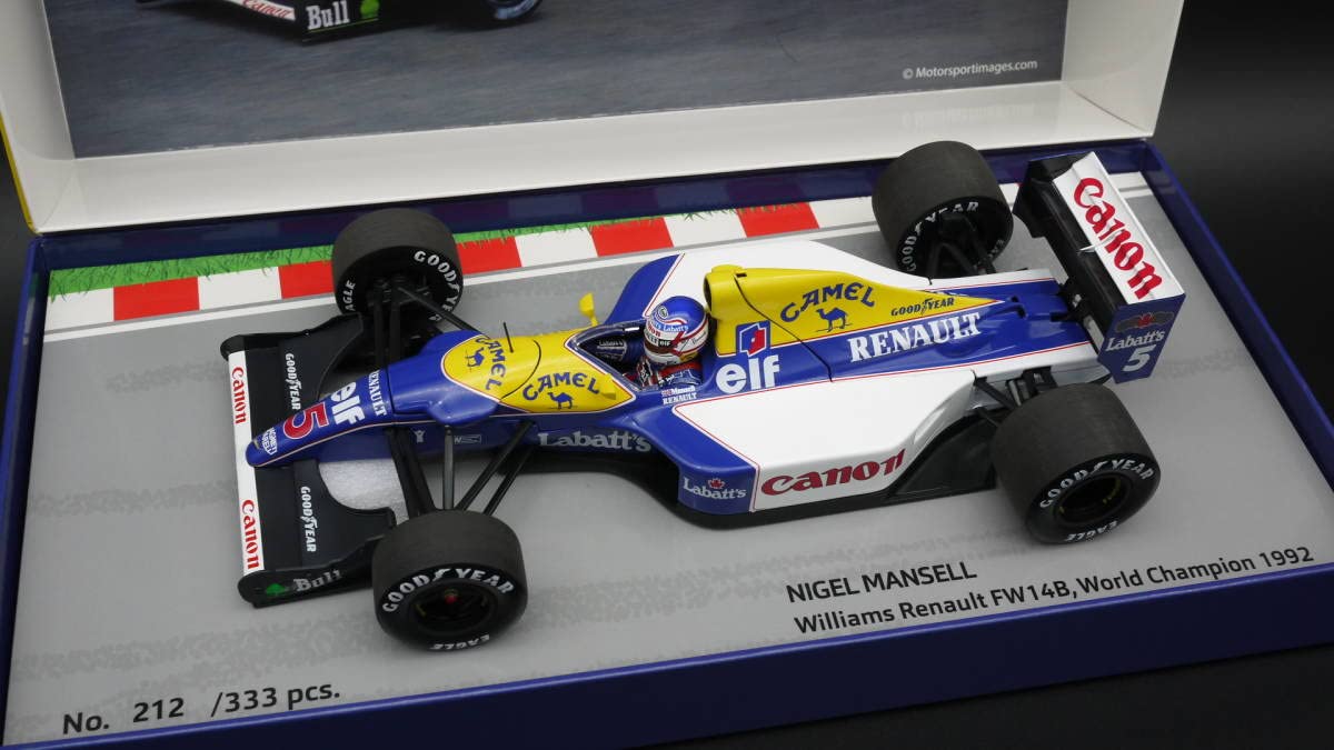 Amazon.co.jp: 1:18 ウィリアムズ FW14B キャメル仕様 1992