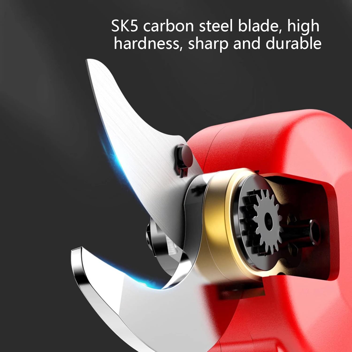 Professional Cordless Electric Pruning Shears, Dc 21V Electric Secateurs Pruners with LCD Screen, 1/2Pcs Rechargeable Lithium Battery
