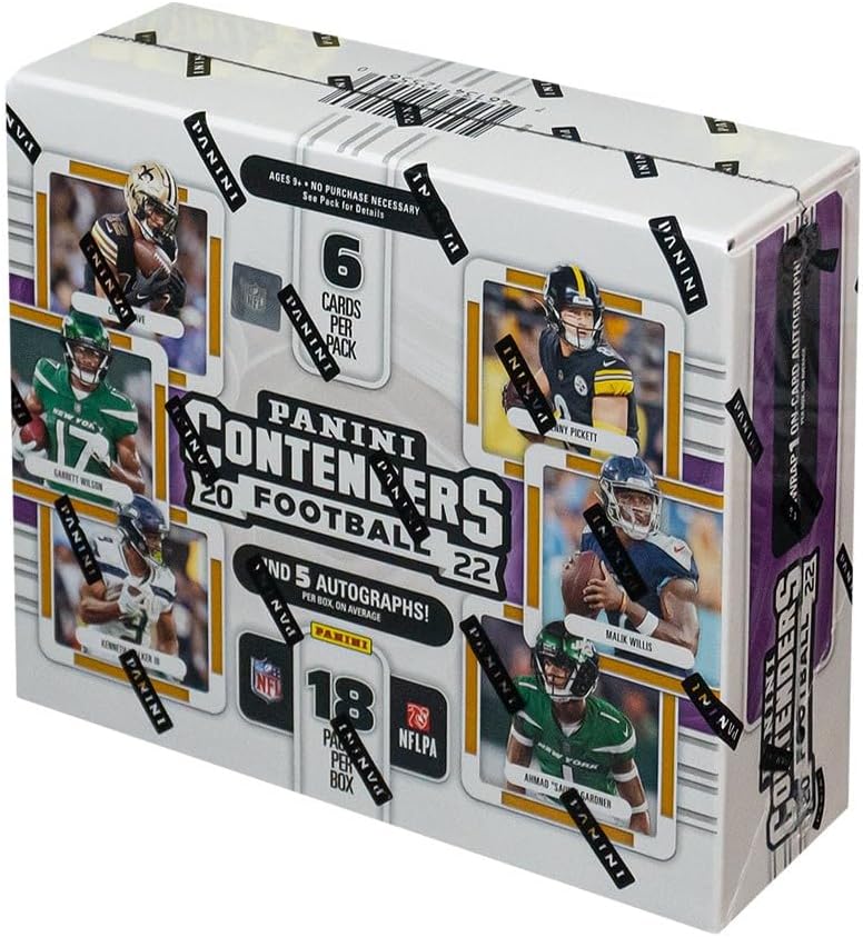 2022 Panini Contenders Football Hobby Box – 18 Packs