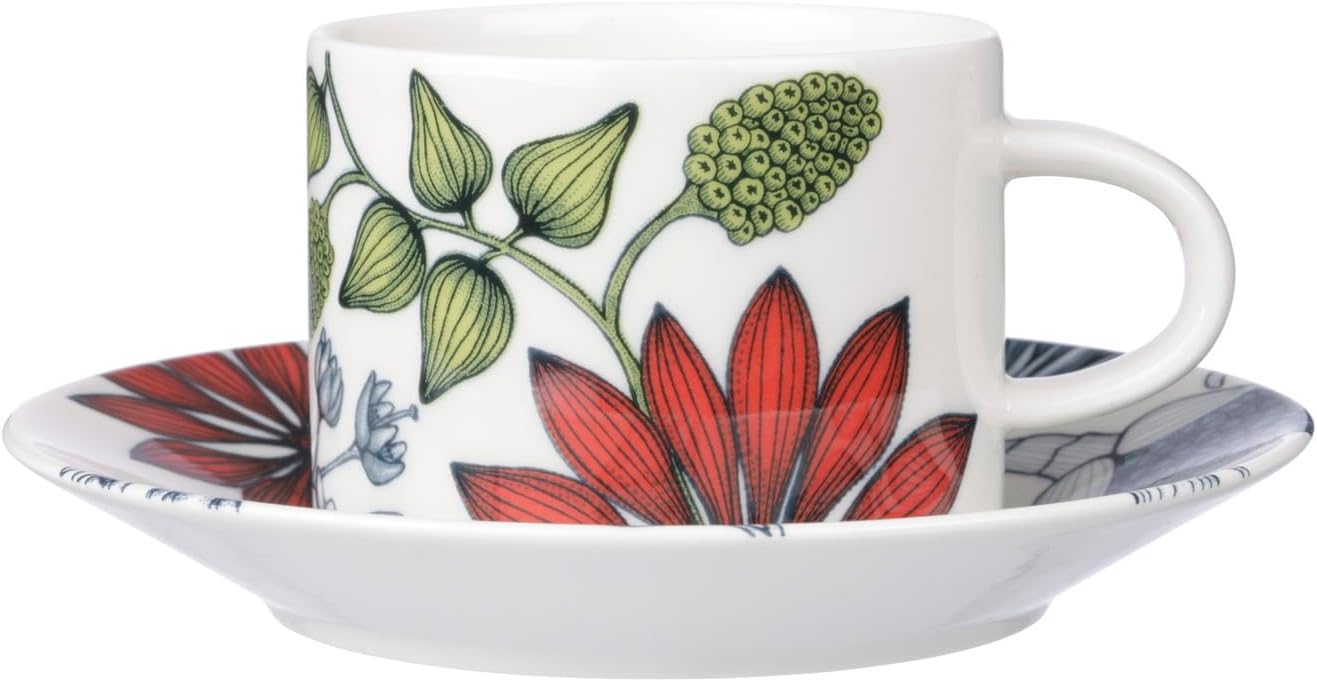 アクロ•アガットAkro Agate カップ＆ソーサー ミニチュア Akro Agate