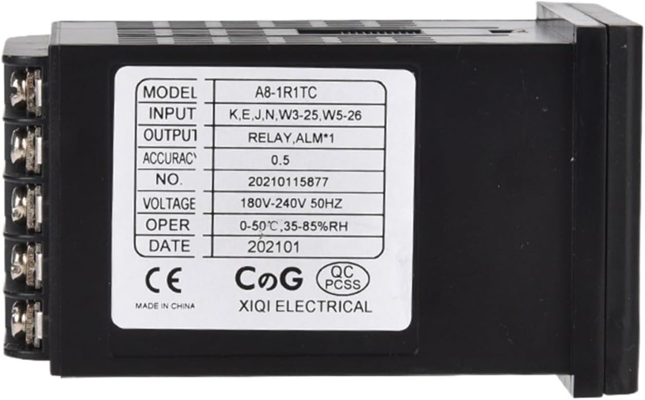 A8-1 Industrial LED 48*48MM PID Intelligent Digital Output Thermostat Electrical PID Temperature Controller(1Alarm,48x48mm TC SSR)