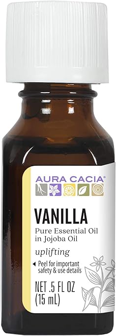 Aura Cacia Essential Oil, Uplifting Vanilla, 0.5 fluid ounce