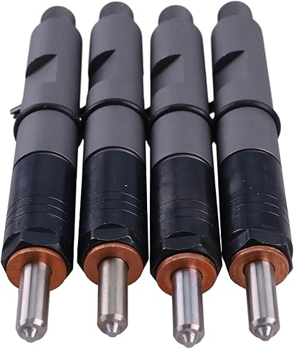FridayParts - 4 inyectores de combustible 2645K014 234-2906 compatibles con motor Perkins 1104C-E44T Caterpillar CAT 3054 de repuesto