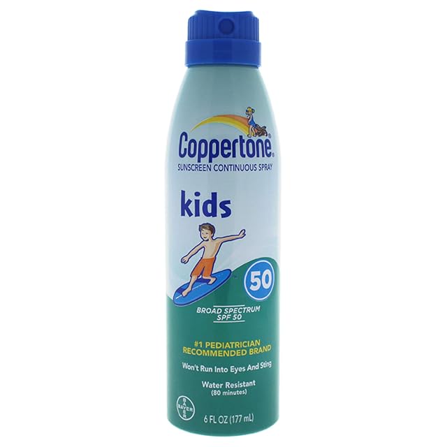 Coppertone Kids Sunscreen Continuous Spray SPF 50 6 oz