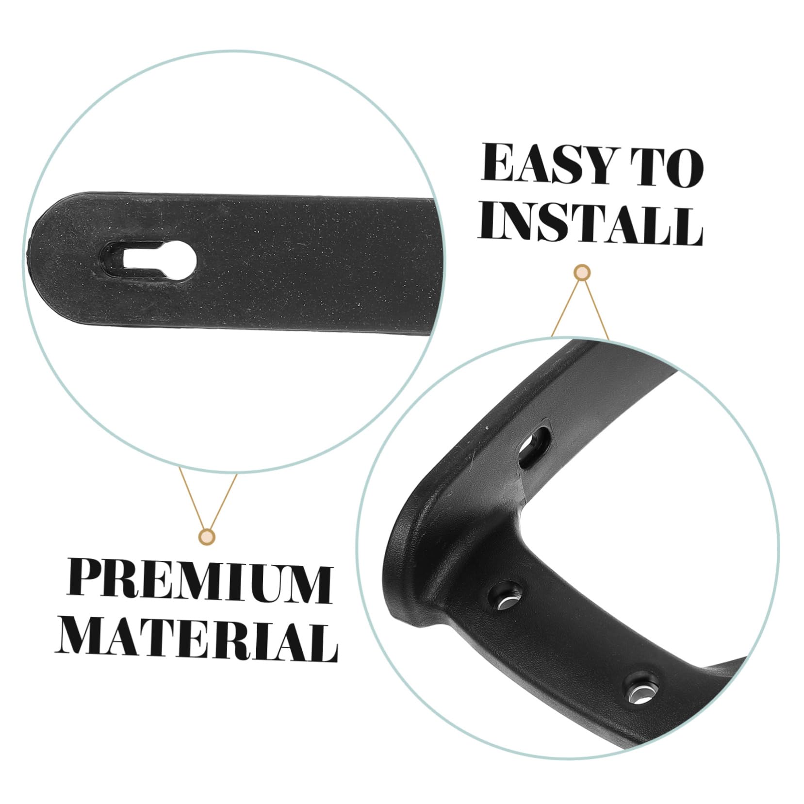 DOITOOL 2piezas Pasamanos De Plástico para Sillas Repuestos para Sillas De Oficina Reposabrazos para Gaming Accesorios para Escritorio Almohadillas para Brazos De