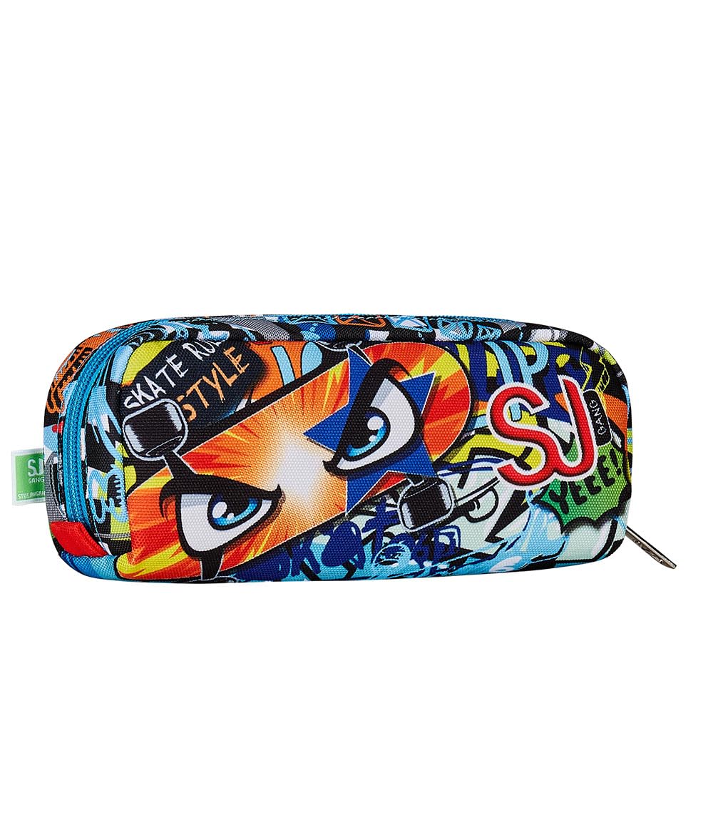 SJ Gang Style Fendibile a Penna per Viso, Bambini e Adolescenti, Blu, Talla Unica, Scuola