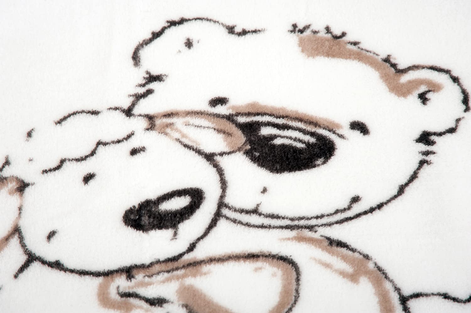 Herding Baby Best Baby-Schlafsack, Kleiner Lieblingsmensch Motiv, 90 cm, Weiß & Fynn Babydecke, Lieblingsmensch Motiv, 75 x 100 cm, Microfaserflausch, Weiß