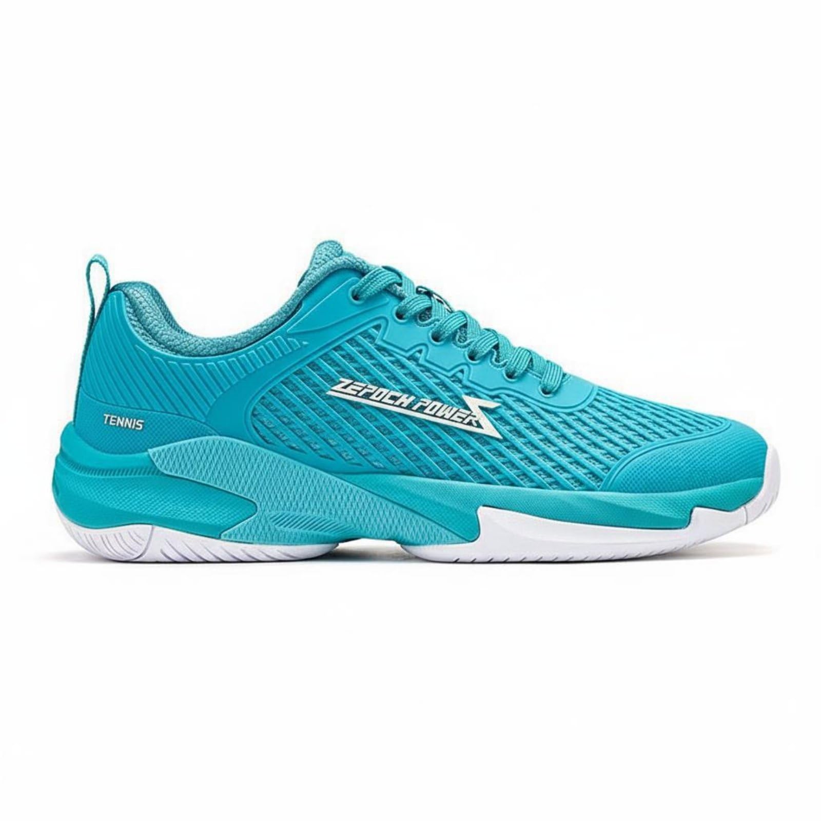 ojiva Ojiva® Wear-Resistant Pickleball Shoes Long-Lasting Outsole Pickleball Sneakers Shock Absorbing Non-Slip Court Sneakers Stable Support for Men, Women, Athletes, Competition, Training, Light Grey, 41-picture-55
