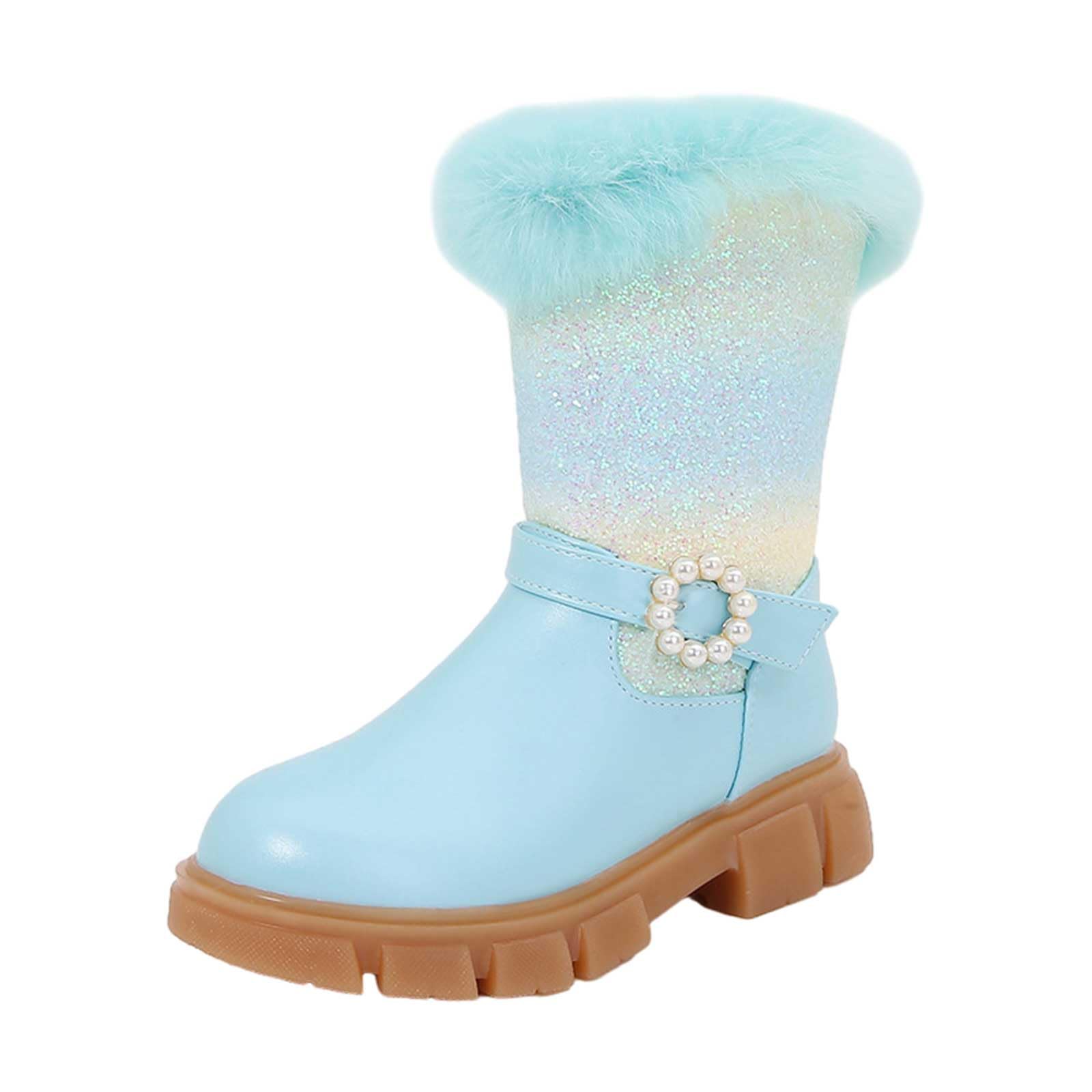 Generisch Buty dziewczęce na zimę, tęczowy polar, modne, śliczne