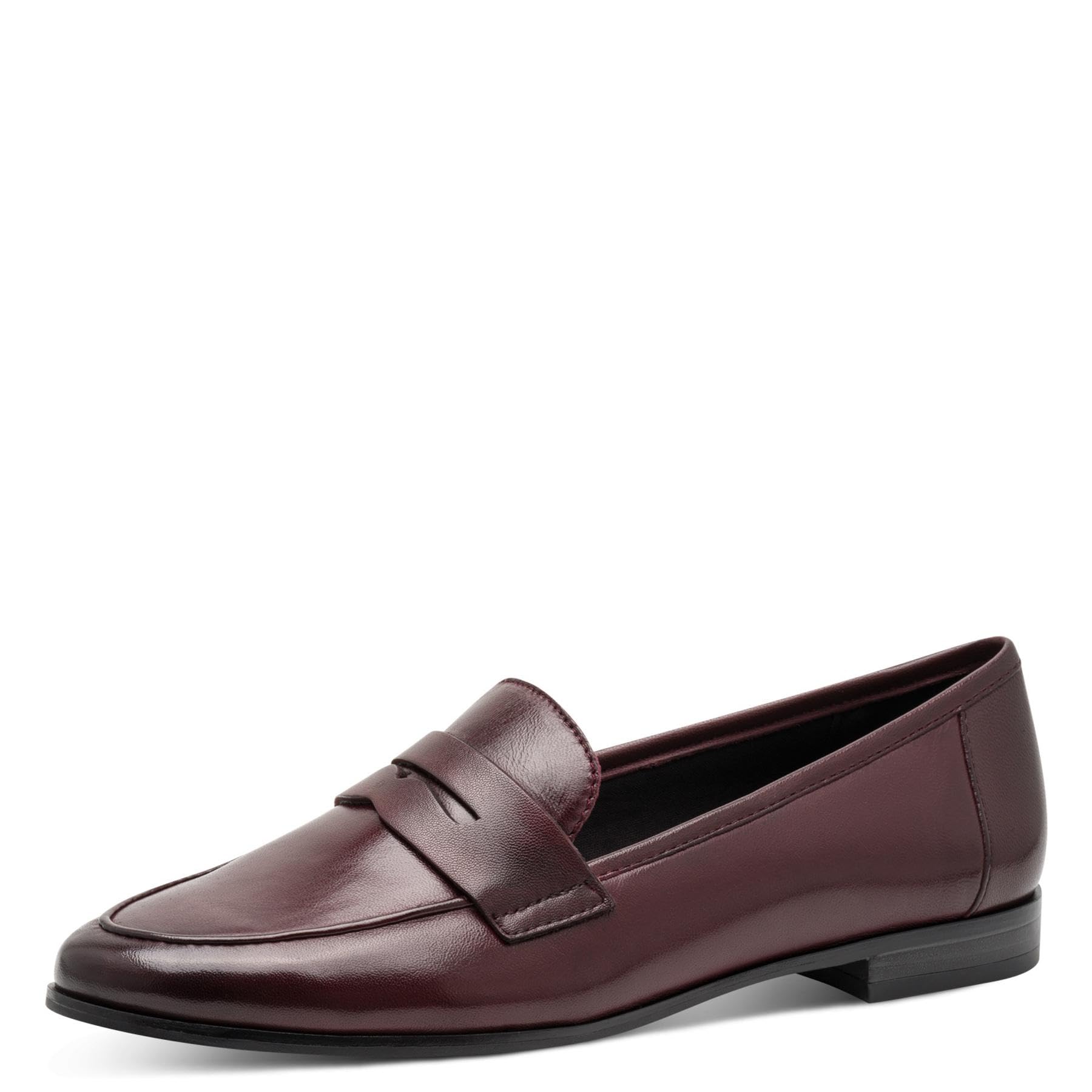 MARCO TOZZI Women's 2-24218-43 Loafer, Bordeaux, 6.5 UK