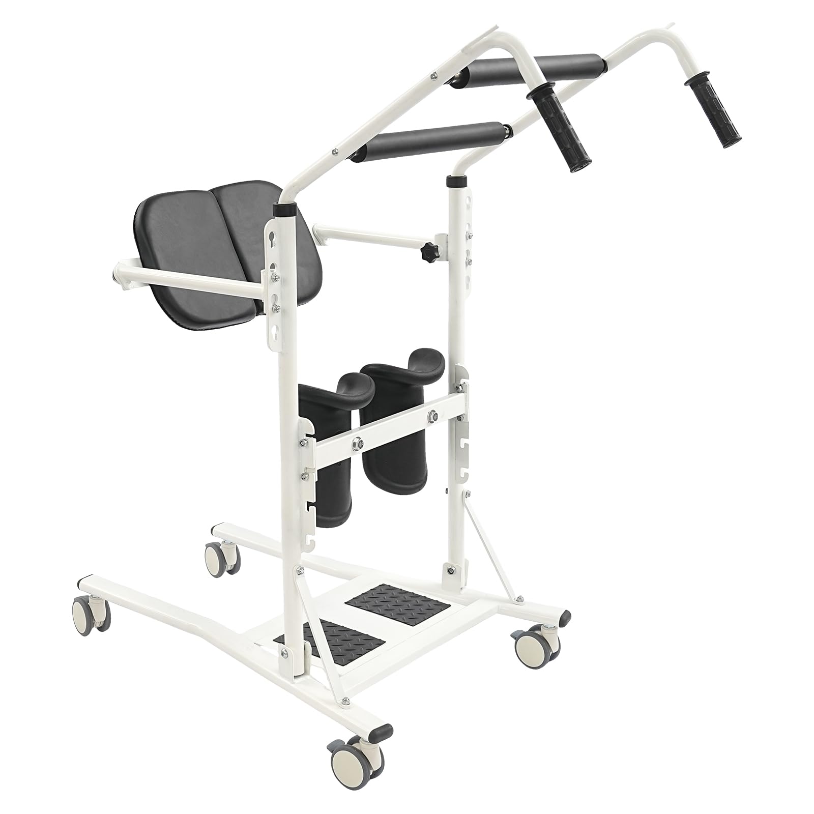 Sitz-Steh-Patientenlifter bis 120kg, Transferhilfe-Lifter mit Transfergurt | Mobiles Stehhilfe-Lifter für Senioren, Pflege Zuhause Transferhilfe Bett, Toilette und Rollstuhl