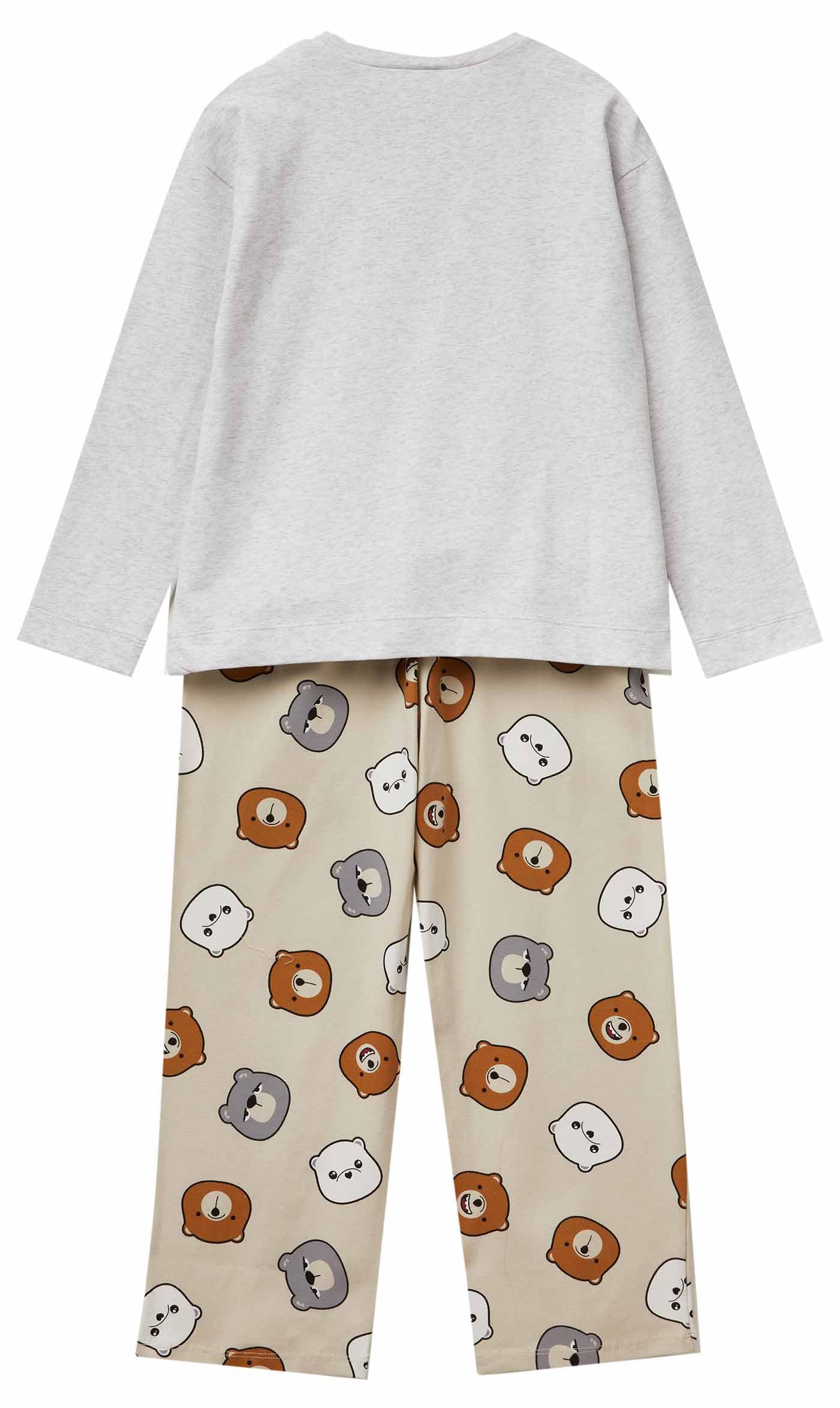 United Colors of Benetton Pig(Maglia+Pant) 3dke0p09p Set di Pigiama Bambine e Ragazze