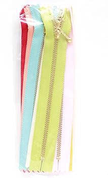 Amazon | YKK 玉付きファスナー 16cm ゴールド 10色セット 3G16-10MIX Amazon | YKK 玉付きファスナー 16cm ゴールド 10色セット 3G16-10MIX