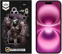 Gshield Película Survivor Privacidade com Aplicador para (iPhone 16)