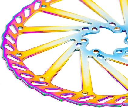 CNC Bike Disc Brake Rotor 160mm 180mm,Bicycle Disc Brake Rotor 160mm With Bolts For MTB Mountain Bike,Colorful