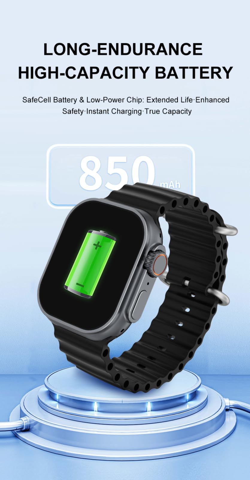 Montre intelligente 4G avec emplacement pour carte SIM, montre connectée autonome avec écran HD de 5,59 cm, caméra rotative à 190° pour les appels vidéo, appels Wi-Fi, reconnaissance - blanc