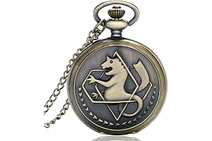2022 Exquisite Full Metal Alchemist: Brotherhood Pocket Watch Pendant Necklace